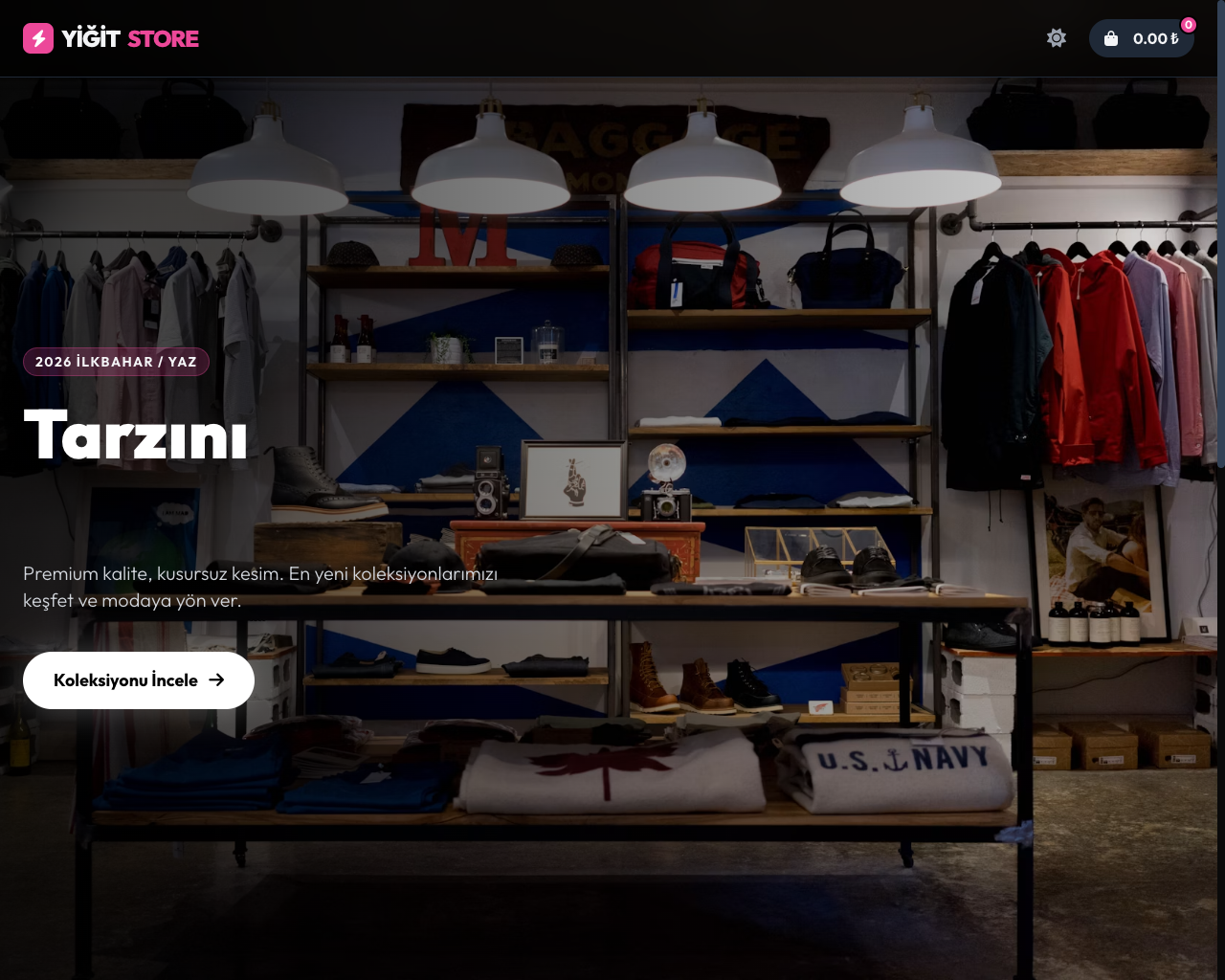 E-Ticaret Sitesi